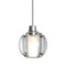 Besa Lighting Boca 5 Cord Pendant, Clear, Satin Nickel Finish, 1x35W Halogen 1XT-BOCA5CL-SN - alternate 1